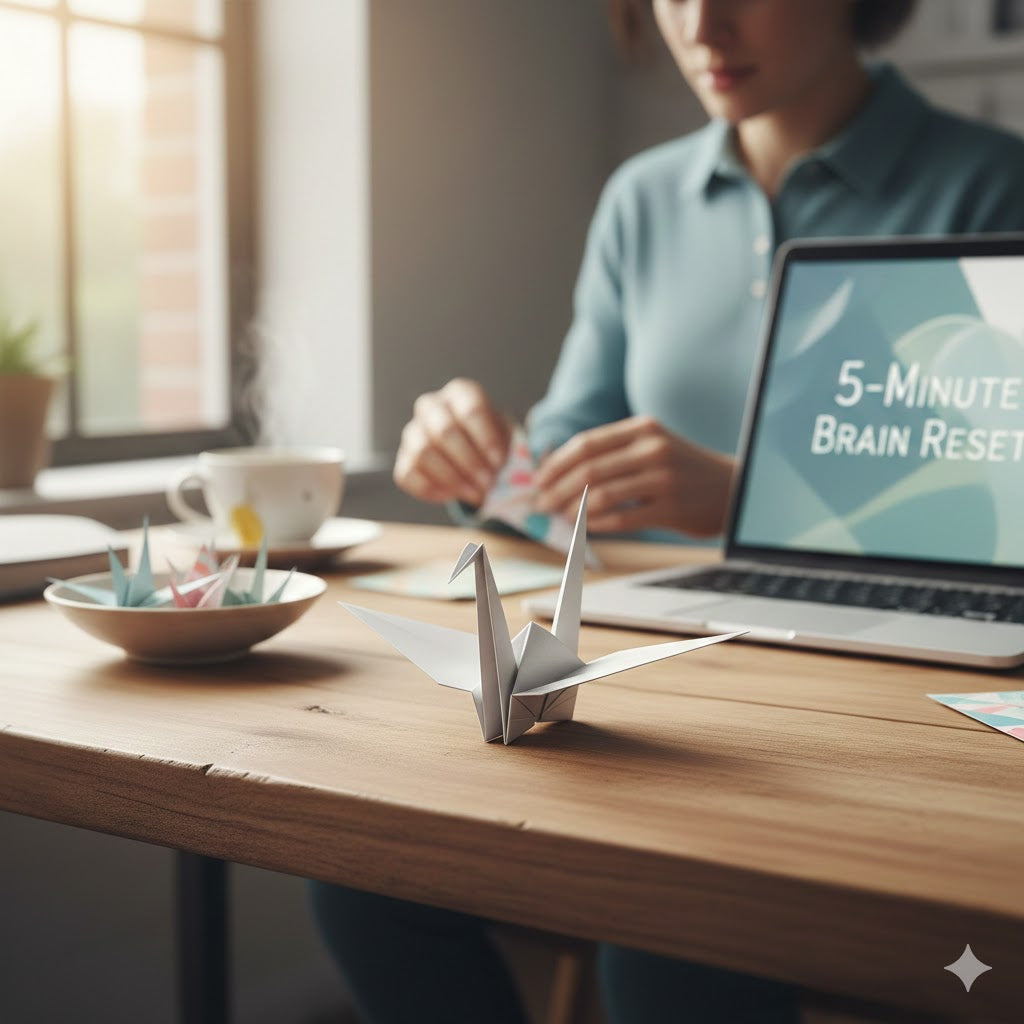 Micro-Meditation: Reset Your Brain in 5 Minutes with an Origami Crane ...