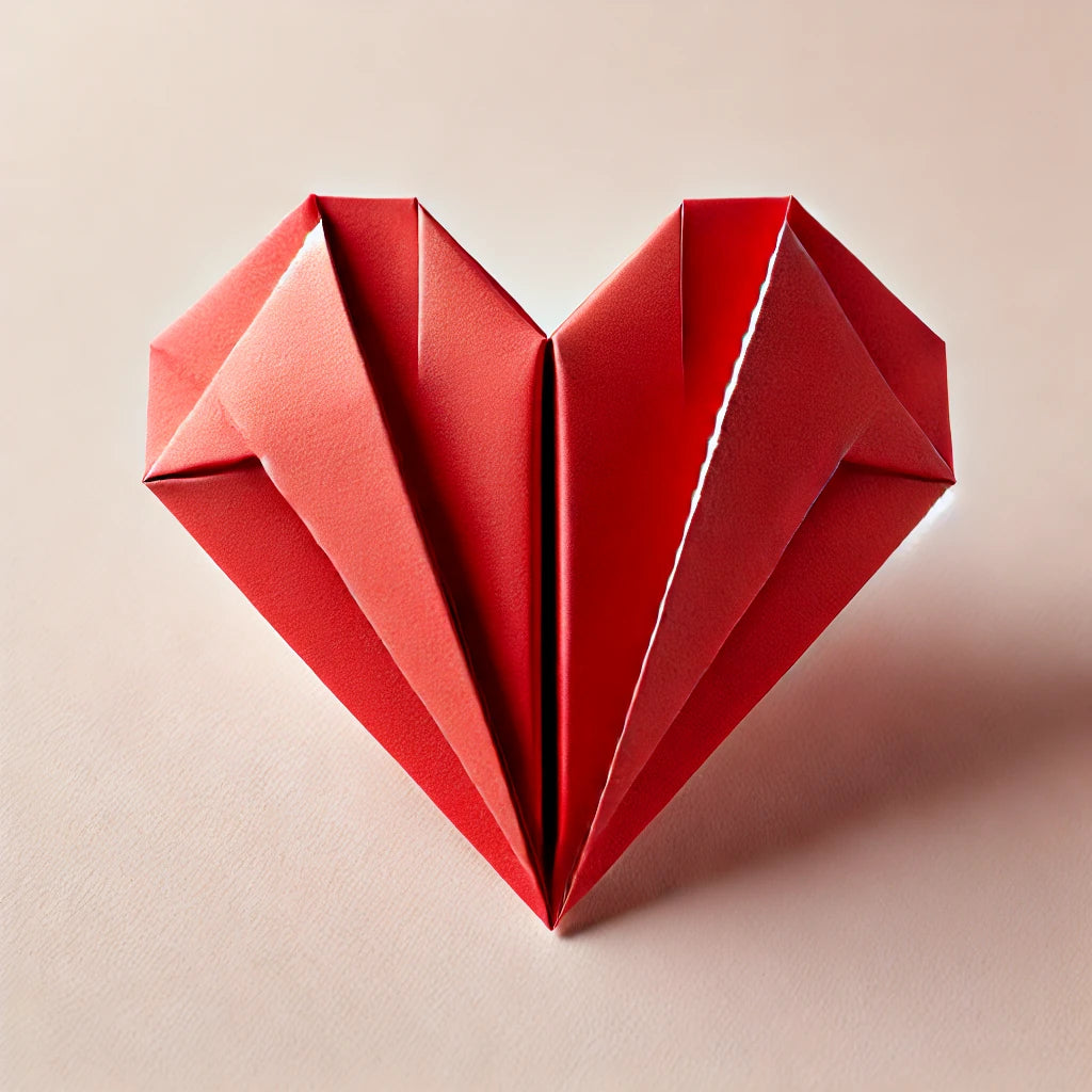 Simple Paper Heart Tutorial How to Make an Origami Heart: A Step-by-Step Tutorial for Beginners ...