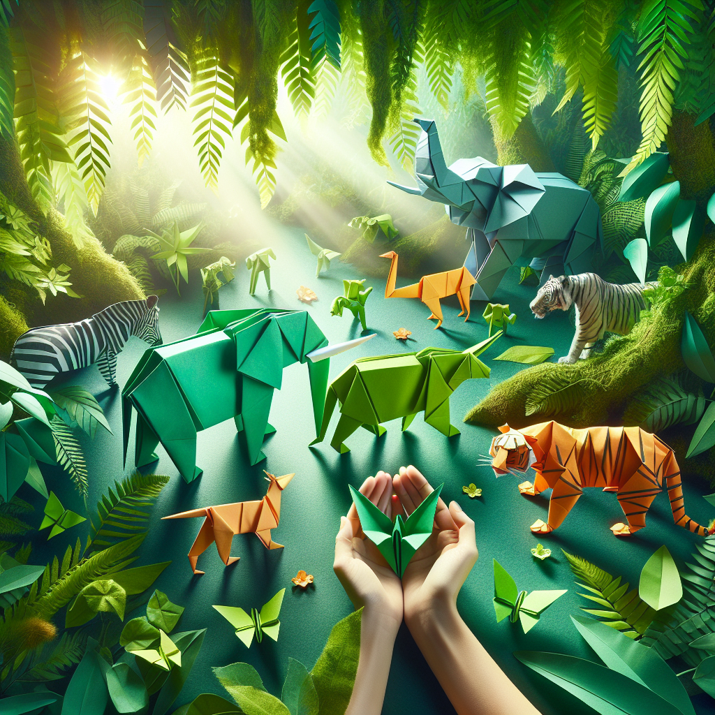 The Green Paper Jungle: Sustainable Techniques for Origami Animals ...
