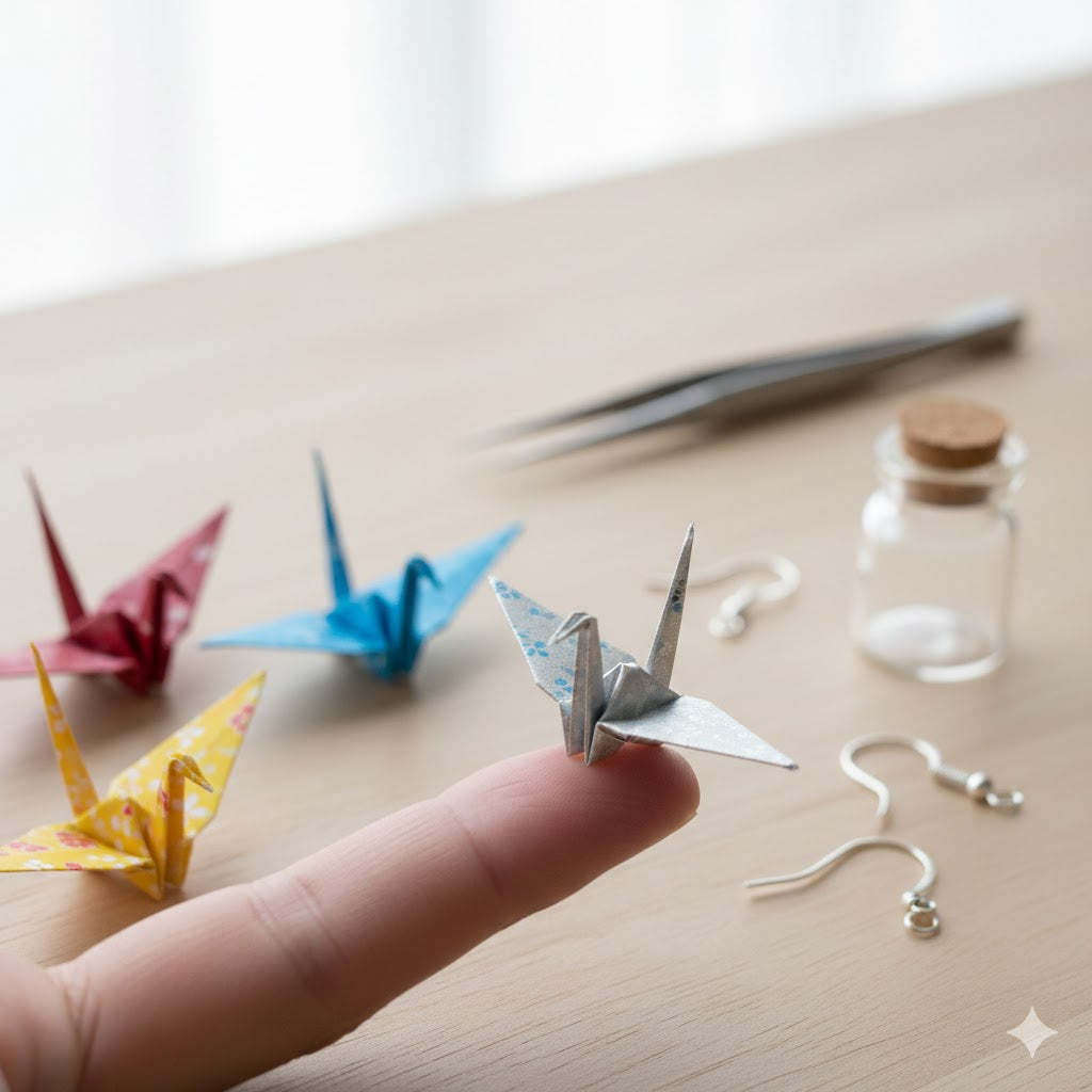Where to Buy Miniature 1.5-Inch Paper Cranes for Jewelry & Crafts | Or ...