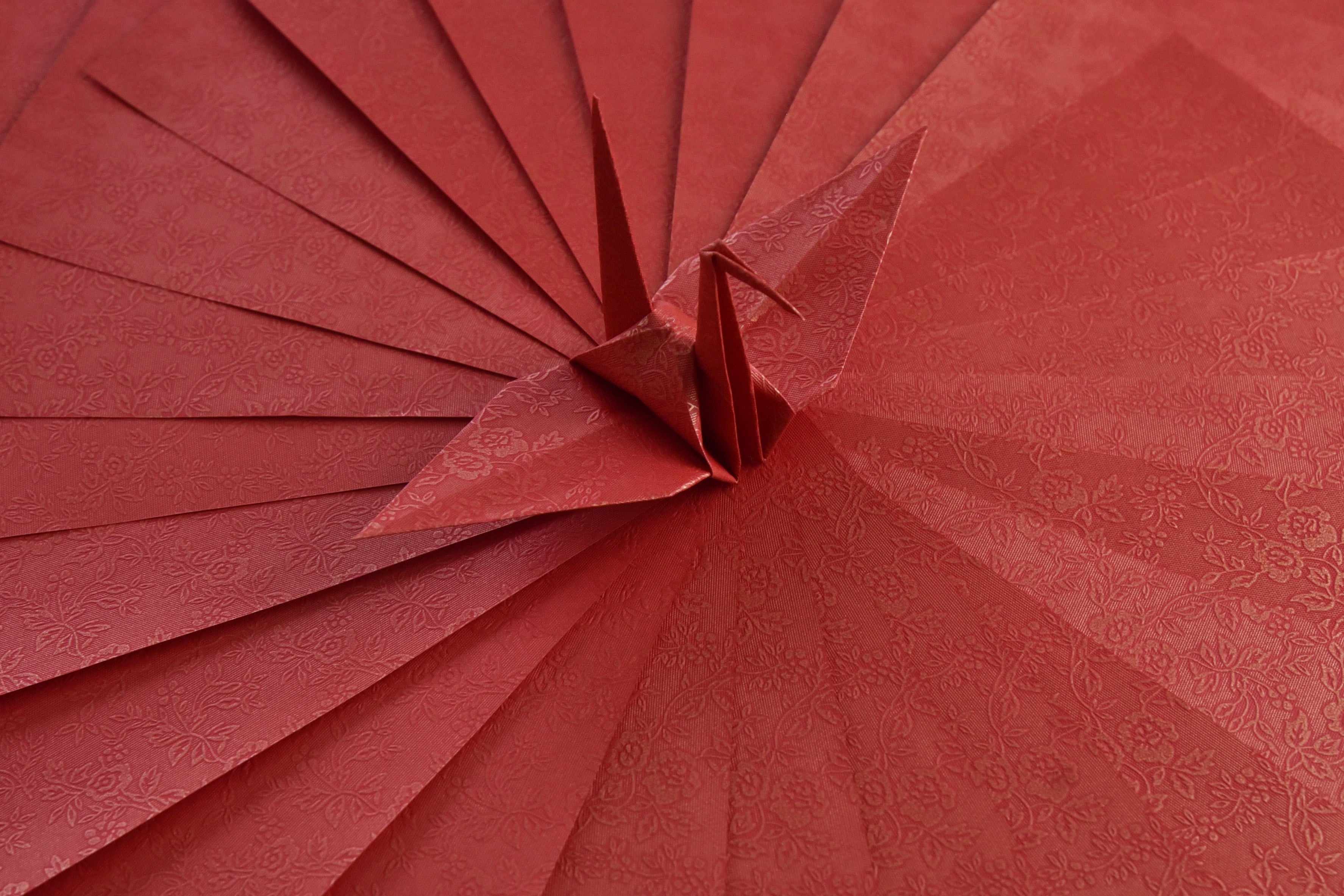 100 Red Roses Paper 100 Red Gold rose Origami Paper Sheets - 6x6 inches - for Folding Pape ...