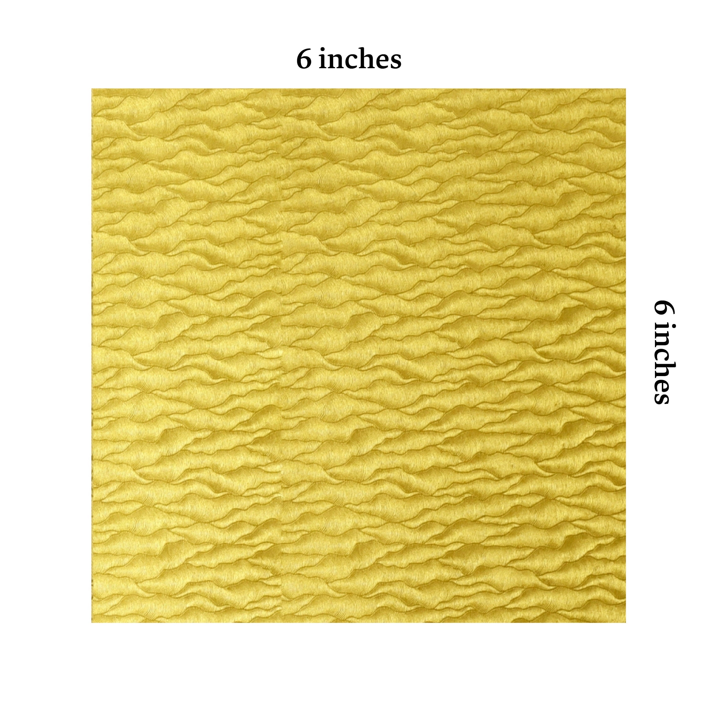 100 Gold Origami Paper Sheets Pack with cloudy 6x6 inches Folding Paper, Origami Cranes, Paper Craft