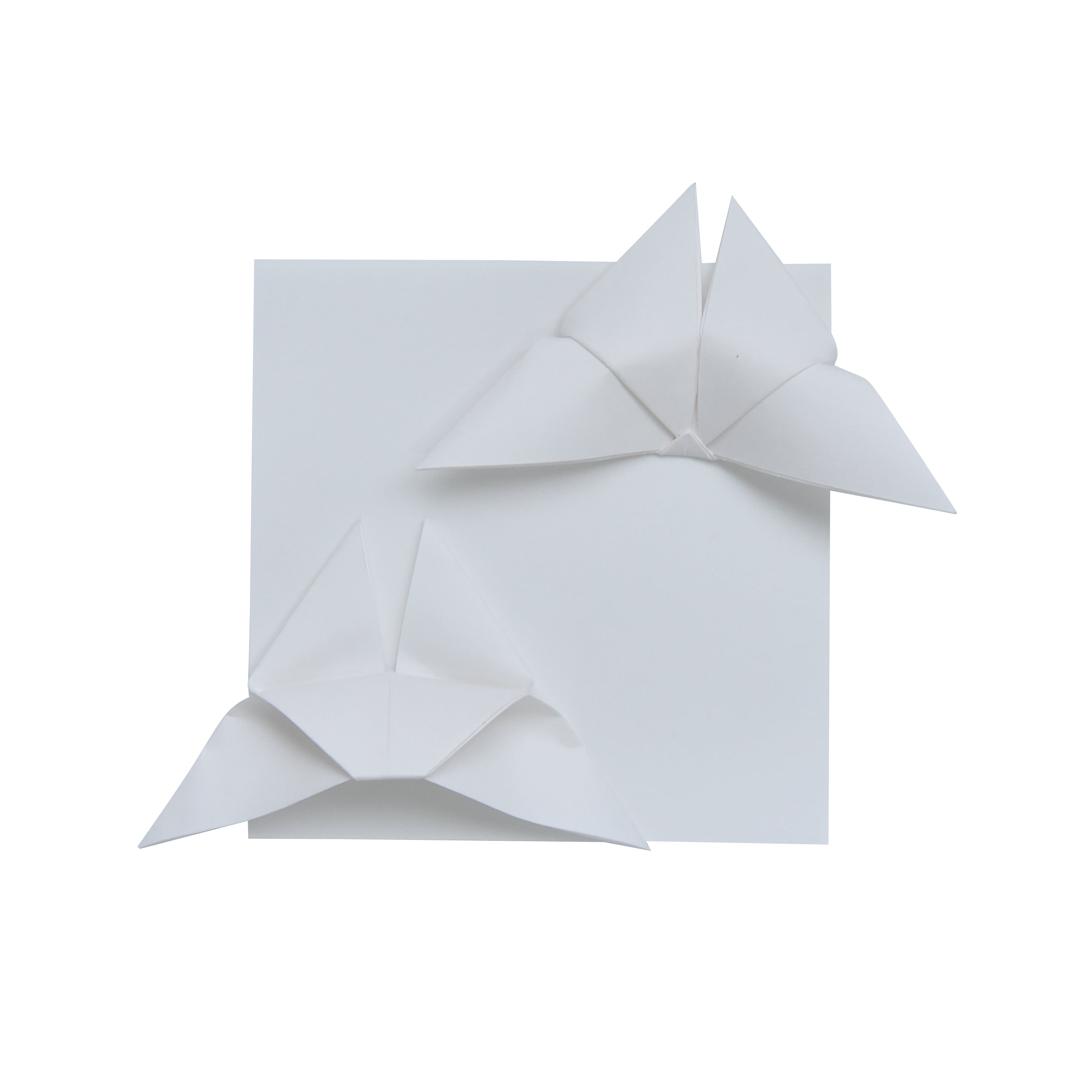 100 hojas de papel de origami marfil - 3x3 pulgadas - Paquete cuadrado de papel para plegar, grullas de papel de origami, decoración de origami
