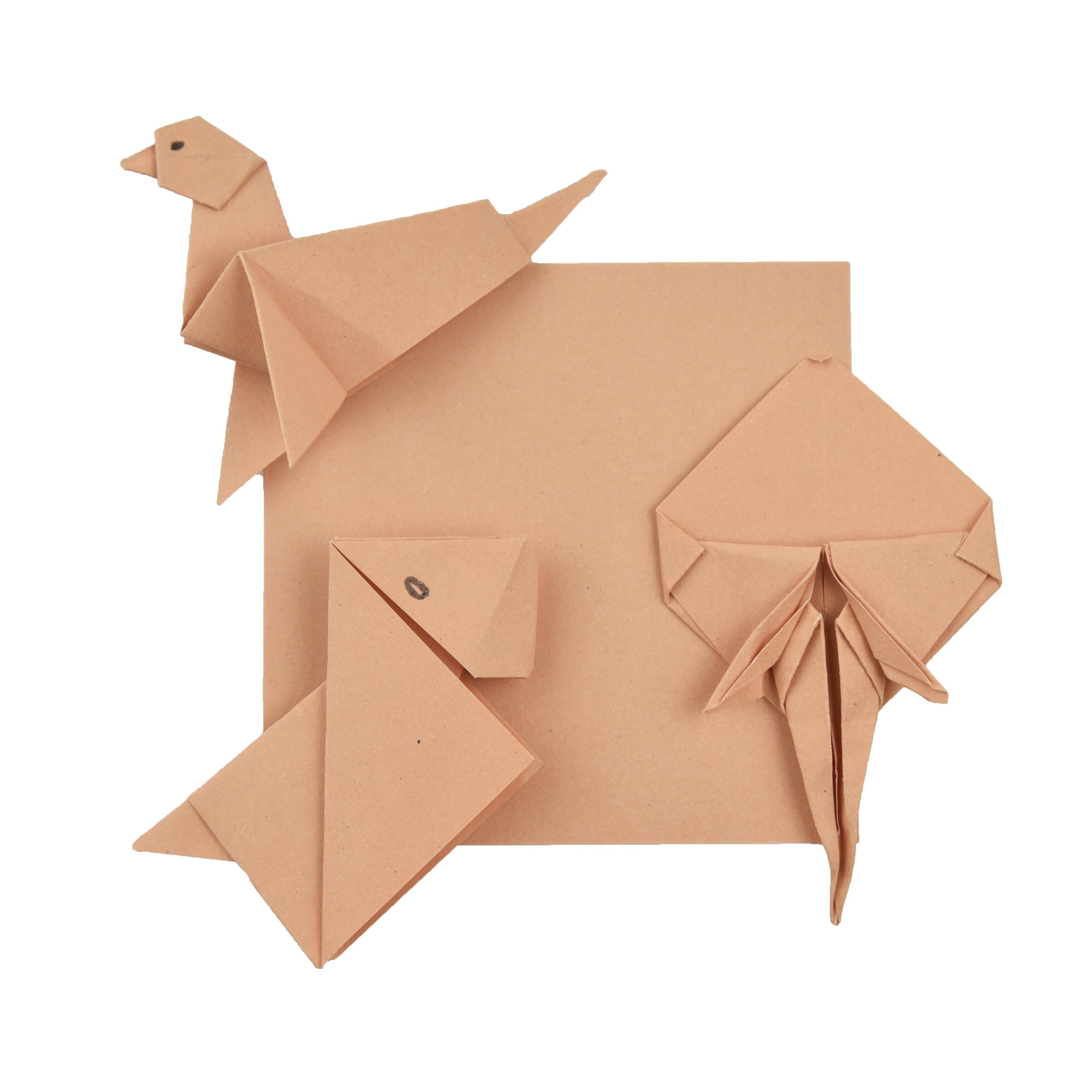100 hojas de papel base para origami - 6x6 pulgadas - Paquete de papel cuadrado para plegado, grullas de origami y decoración - S02