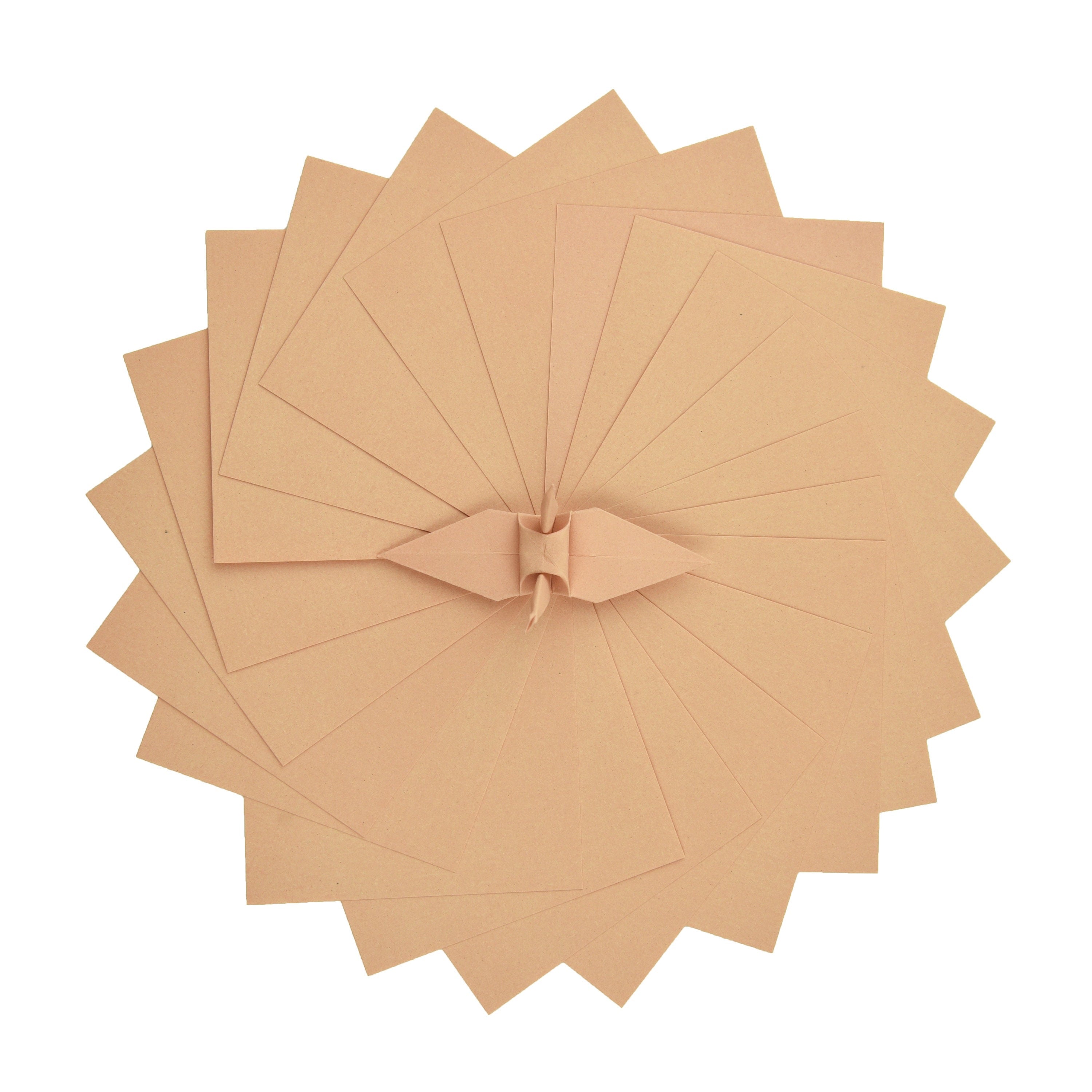 100 fogli di carta origami base - 6x6 pollici - Confezione di carta quadrata per piegatura, gru origami e decorazioni - S02