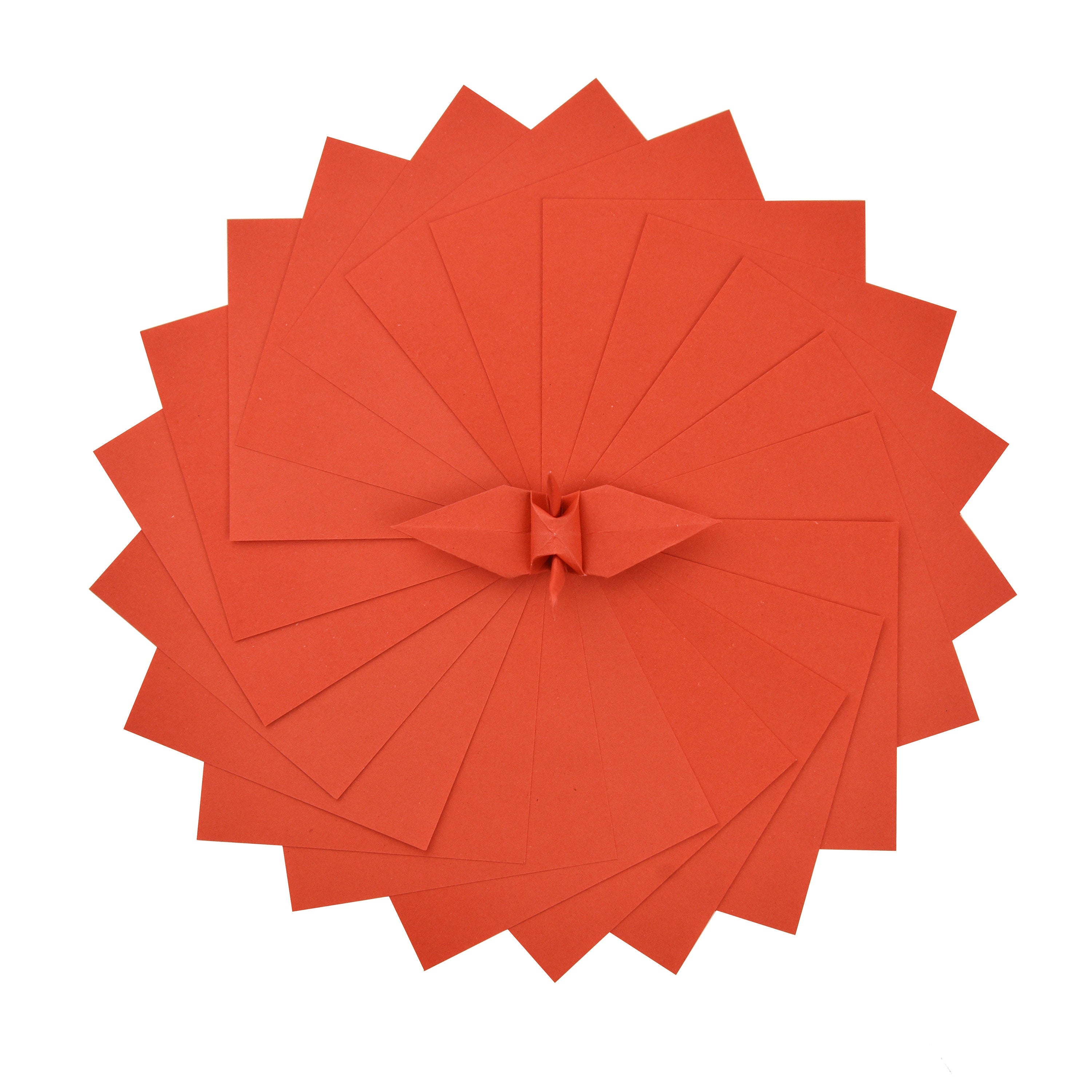 100 fogli di carta origami - 6x6 pollici - Confezione di carta quadrata per piegare, gru origami e decorazioni - S04