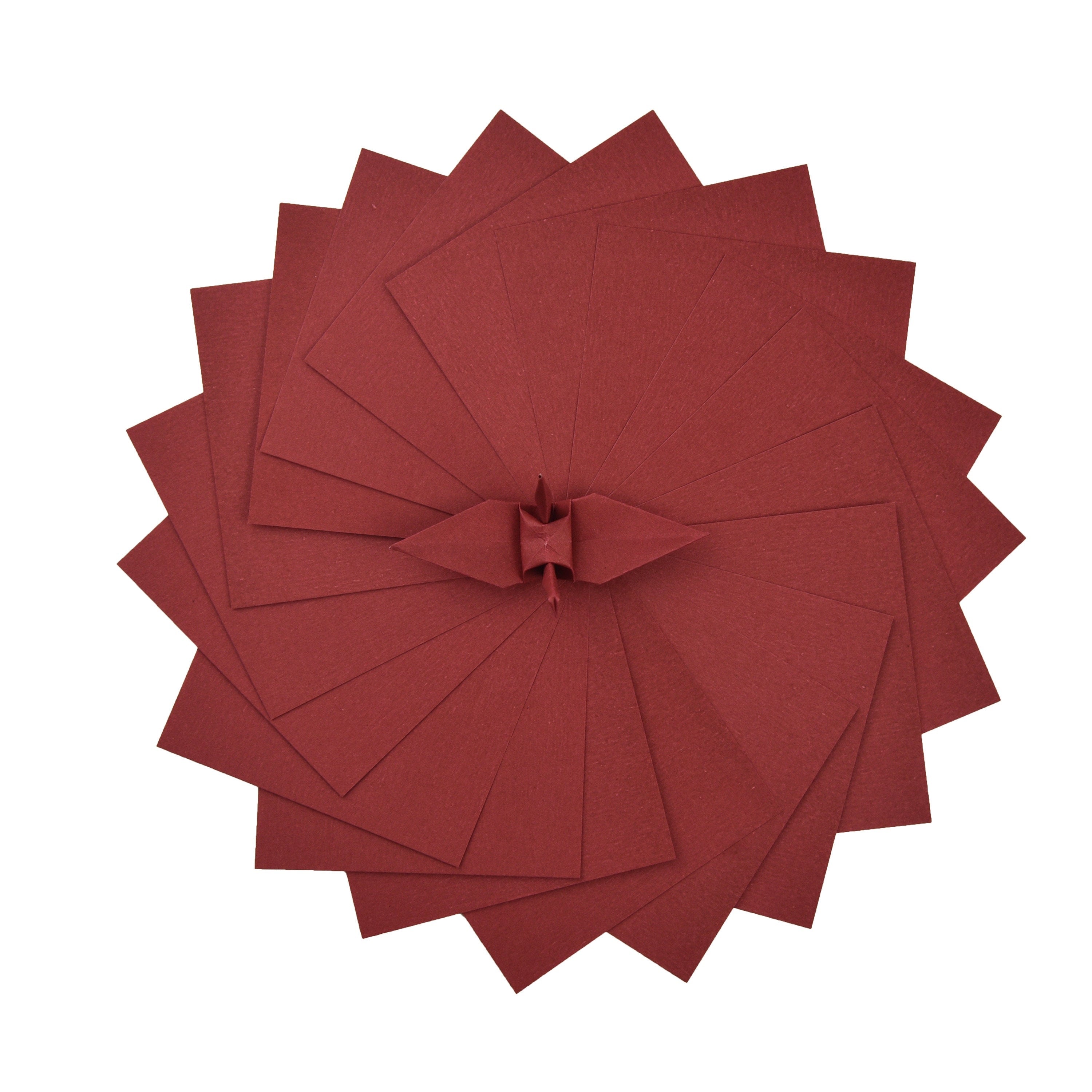 100 Hojas de Papel Origami - 6x6 pulgadas - Paquete de Papel Cuadrado para Plegar, Grullas de Origami y Decoración - S06