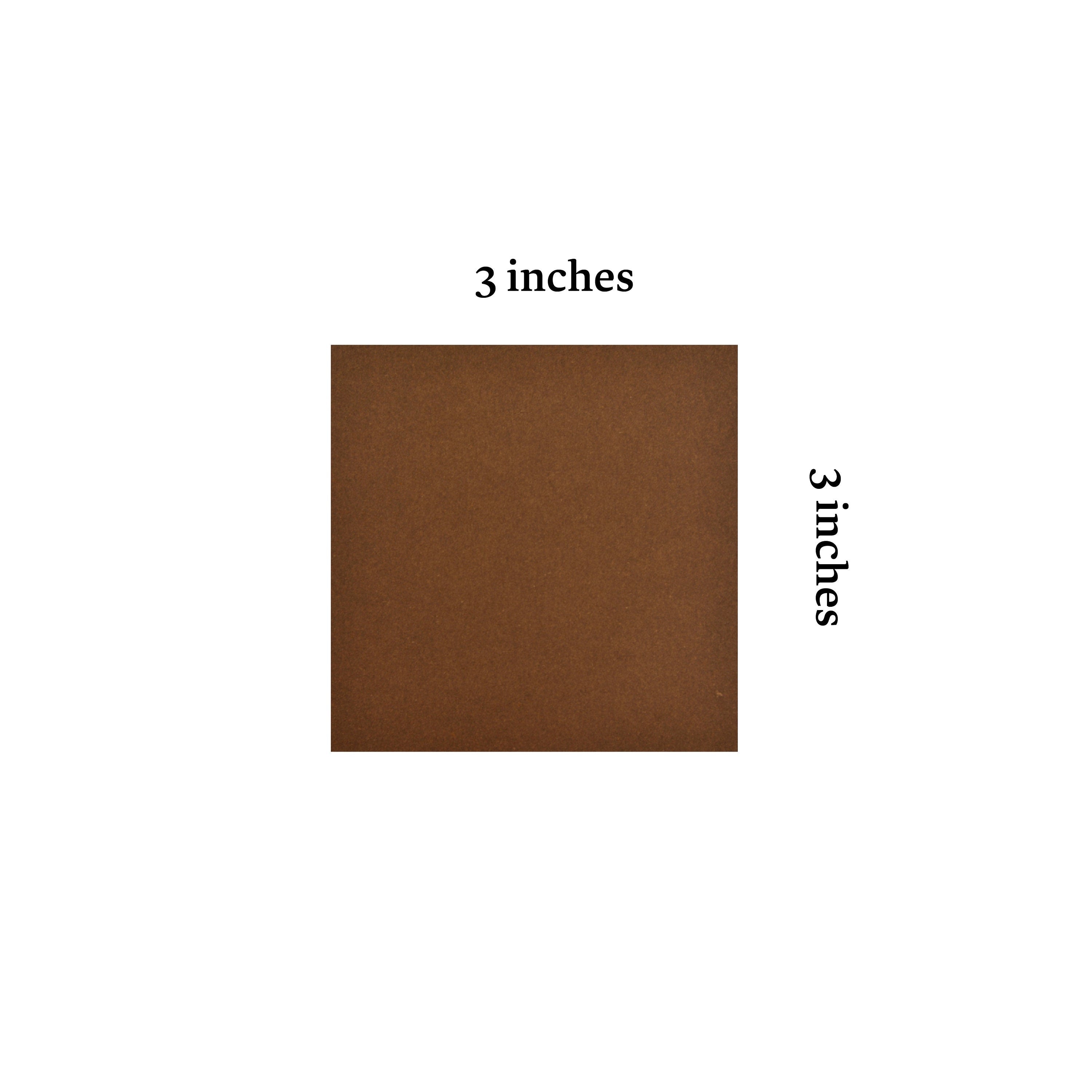 100 Brown Origami Paper Sheets 3x3 inches Square Paper Pack for Folding, Origami Cranes, and Decoration - S07