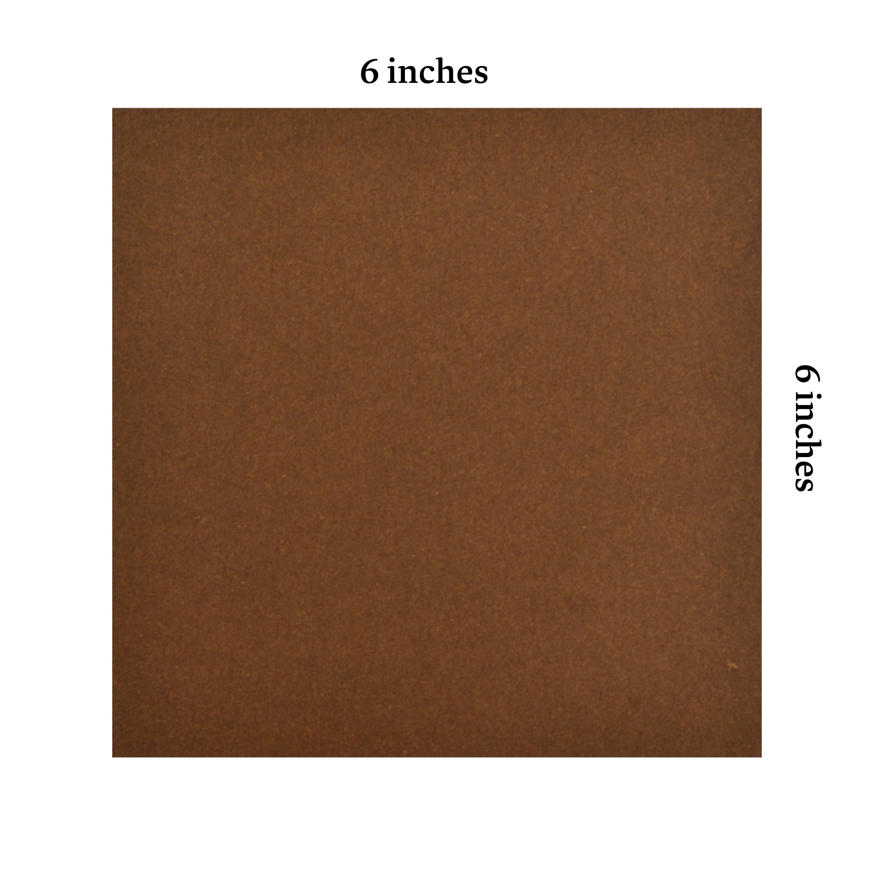 100 fogli di carta origami marrone - 6x6 pollici - Confezione di carta quadrata per piegare, gru origami e decorazioni - S07