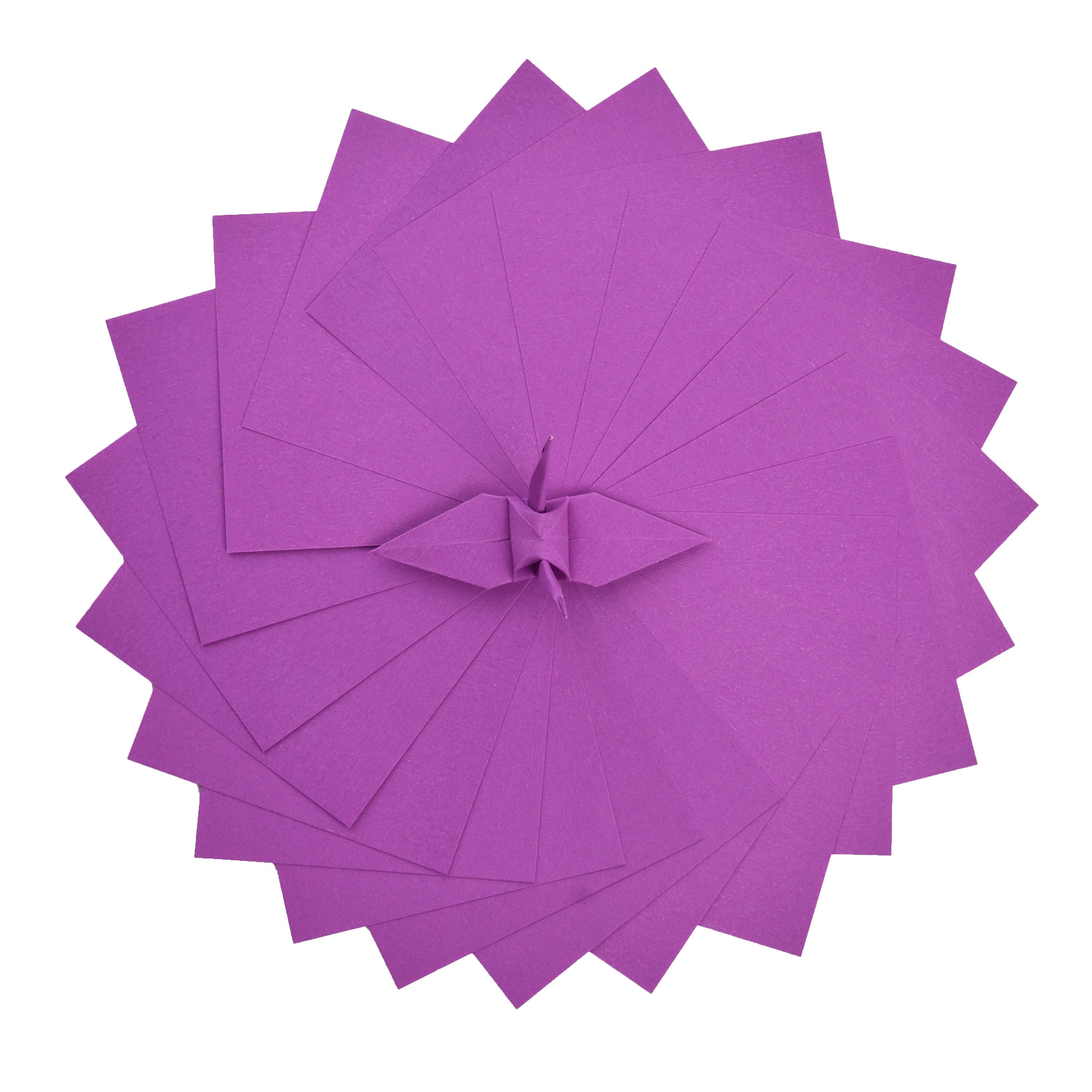 100 Hojas de Papel Origami - 3x3 pulgadas - Paquete de Papel Cuadrado para Plegar, Grullas de Origami y Decoración - S08