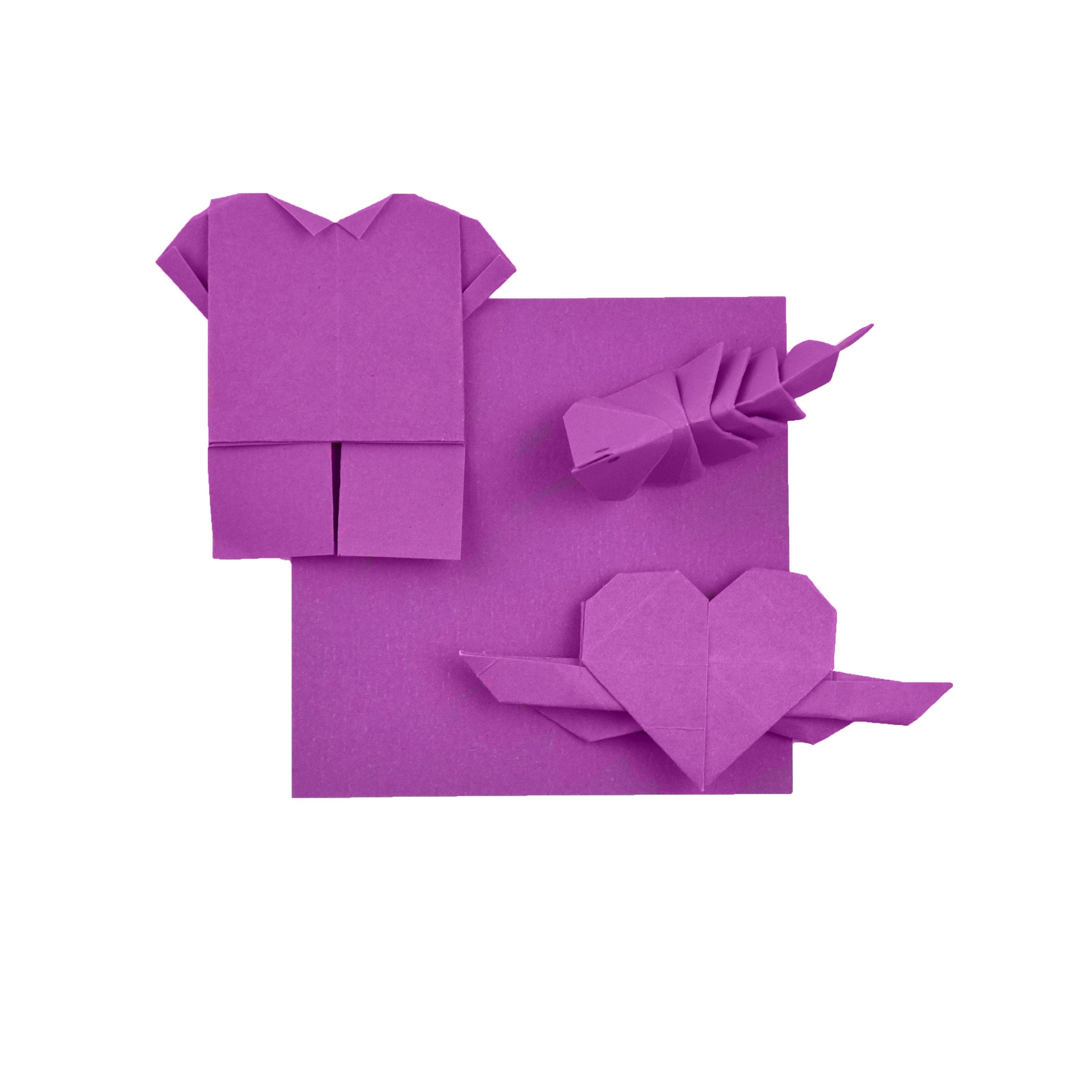 100 Hojas de Papel Origami - 3x3 pulgadas - Paquete de Papel Cuadrado para Plegar, Grullas de Origami y Decoración - S08
