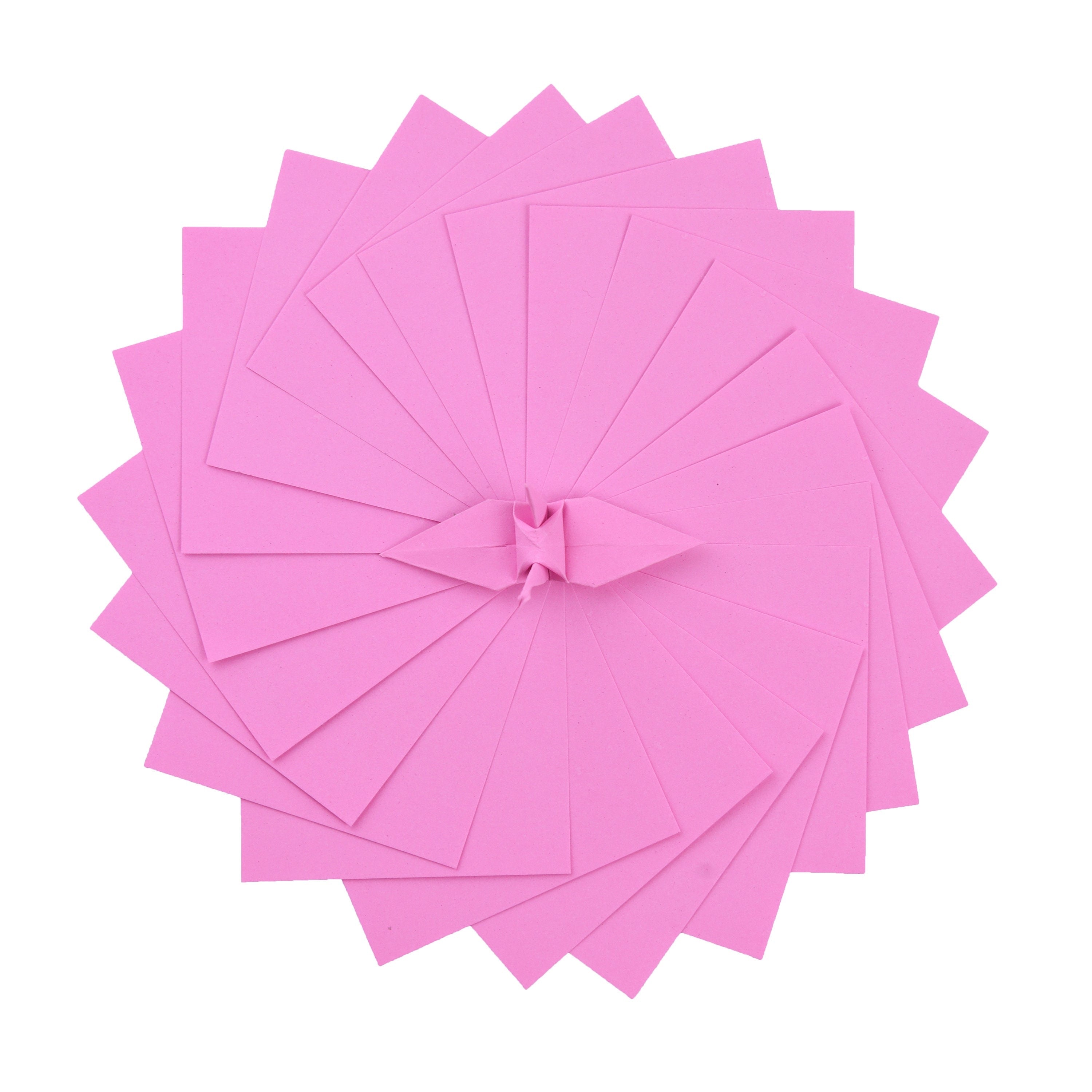 100 fogli di carta origami - 3x3 pollici - Confezione di carta quadrata per piegare, gru origami e decorazioni - S13