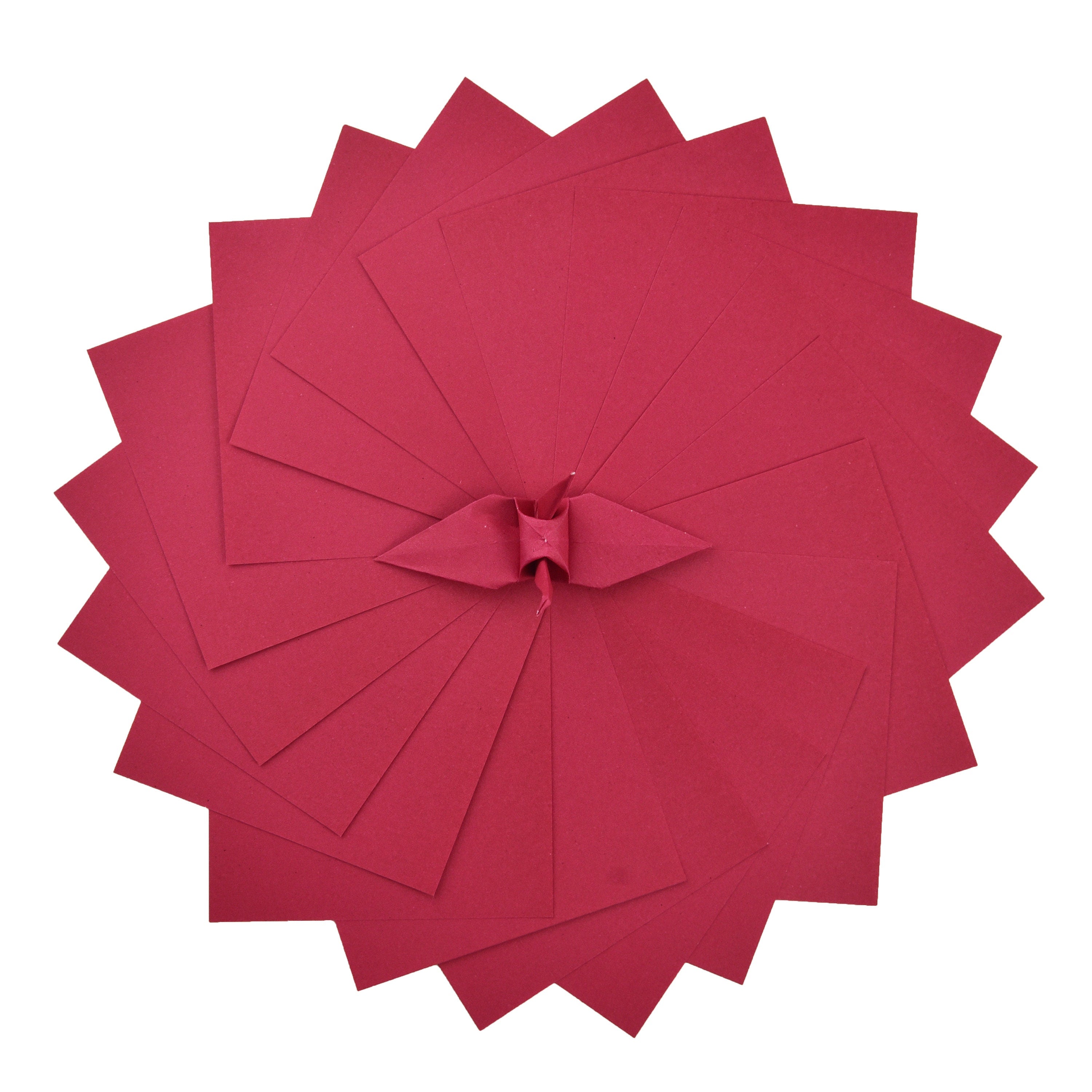 100 fogli di carta origami - 6x6 pollici - Confezione di carta quadrata per piegare, gru origami e decorazioni - S15
