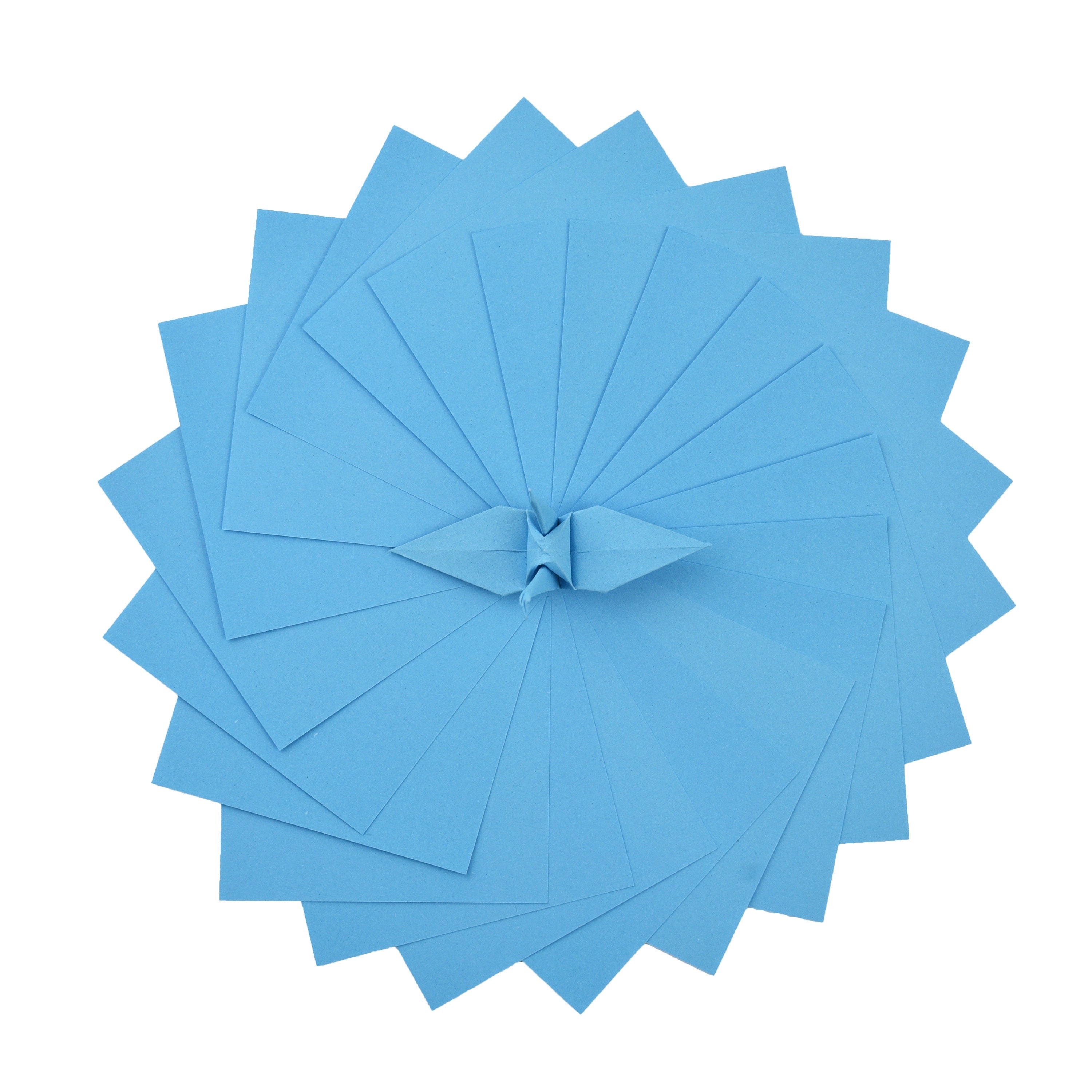 100 Hojas de Papel Origami - 3x3 pulgadas - Paquete de Papel Cuadrado para Plegar, Grullas de Origami y Decoración - S17