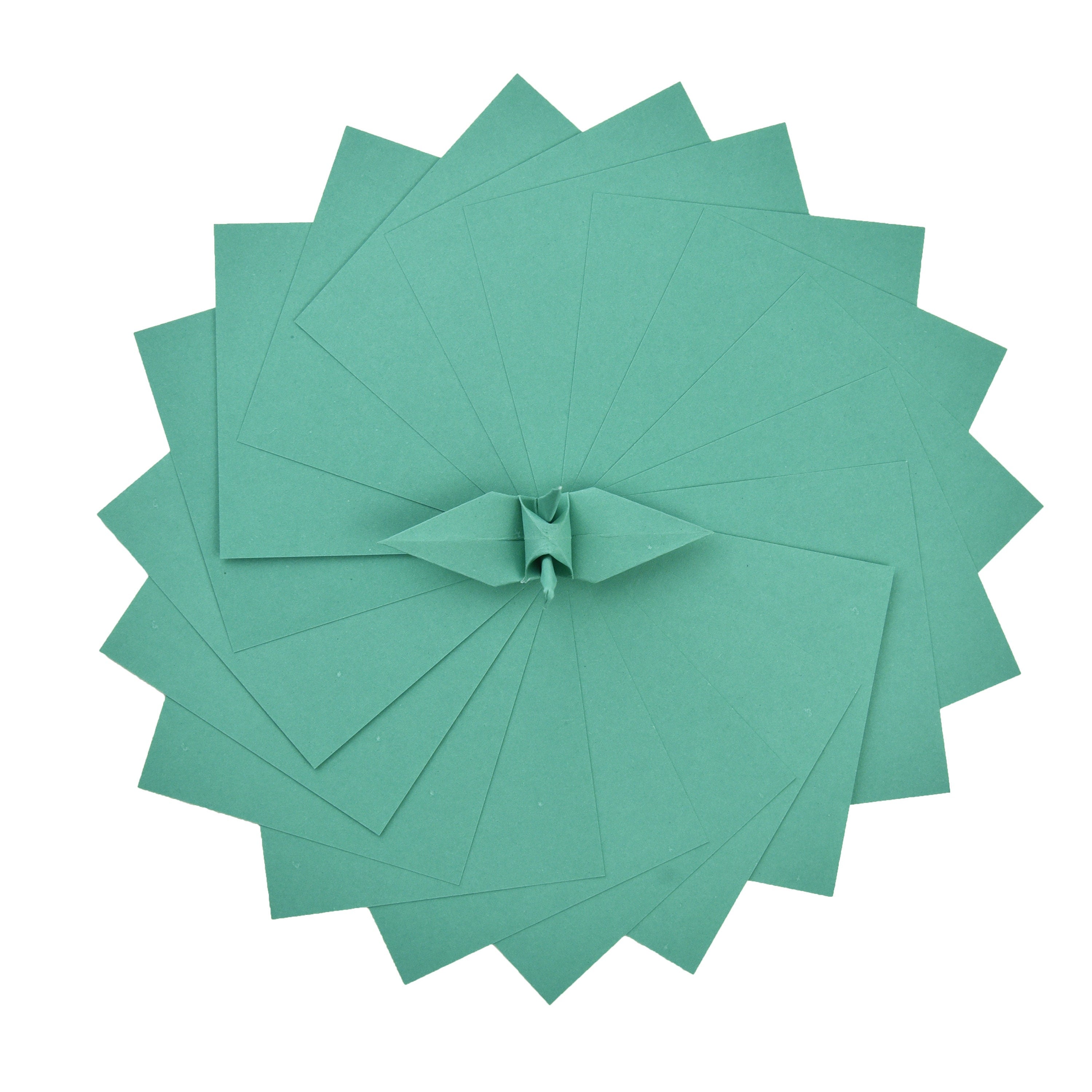 100 fogli di carta origami - 3x3 pollici - Confezione di carta quadrata per piegare, gru origami e decorazioni - S21