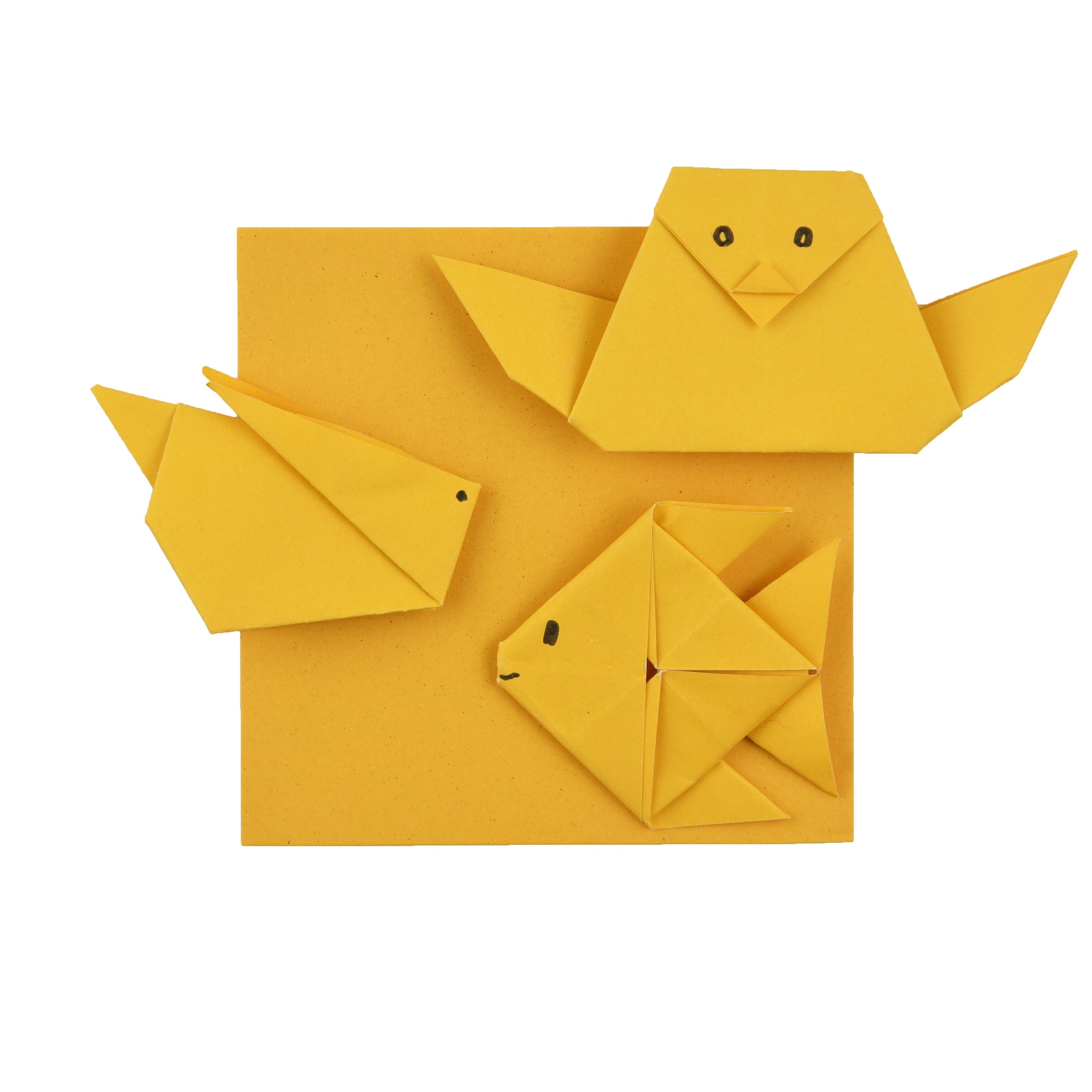 100 Hojas de Papel Origami - 3x3 pulgadas - Paquete de Papel Cuadrado para Plegar, Grullas de Origami y Decoración - S26
