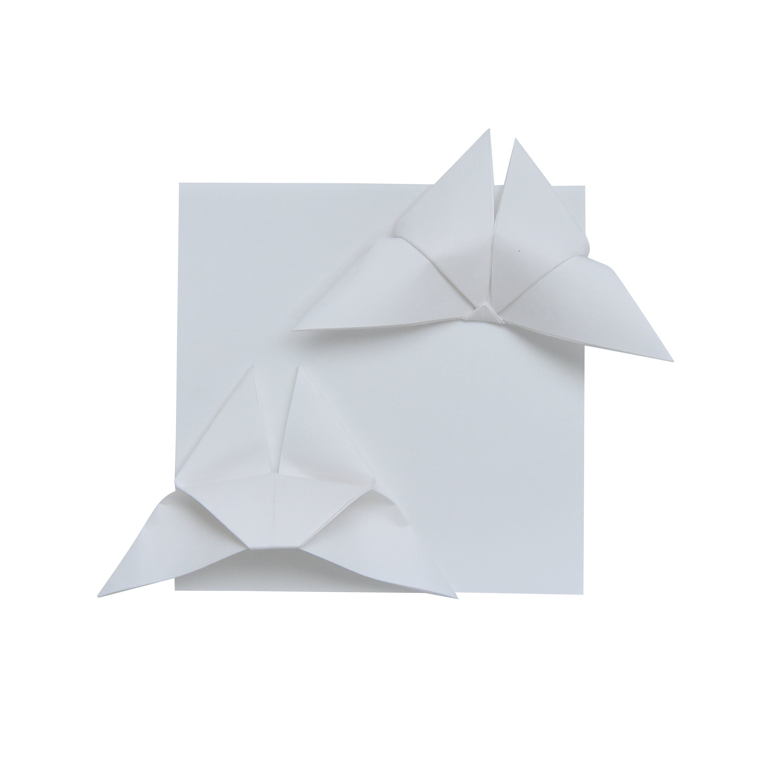 100 fogli di carta origami avorio - grandi 6x6 pollici - per carta pieghevole, gru origami, decorazioni origami