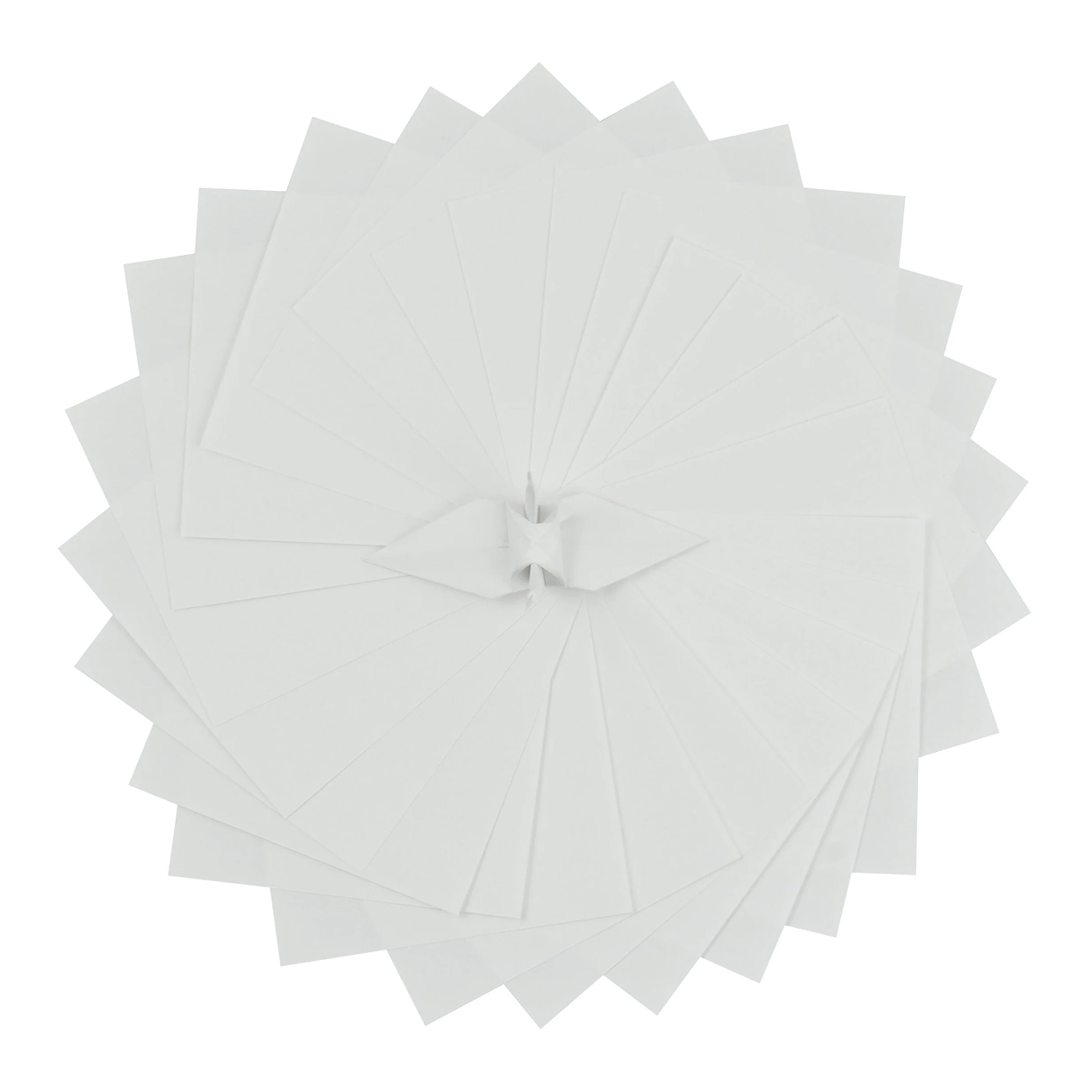 100 fogli di carta origami avorio - 3x3 pollici - confezione quadrata di carta per piegare, gru di carta origami, decorazione origami