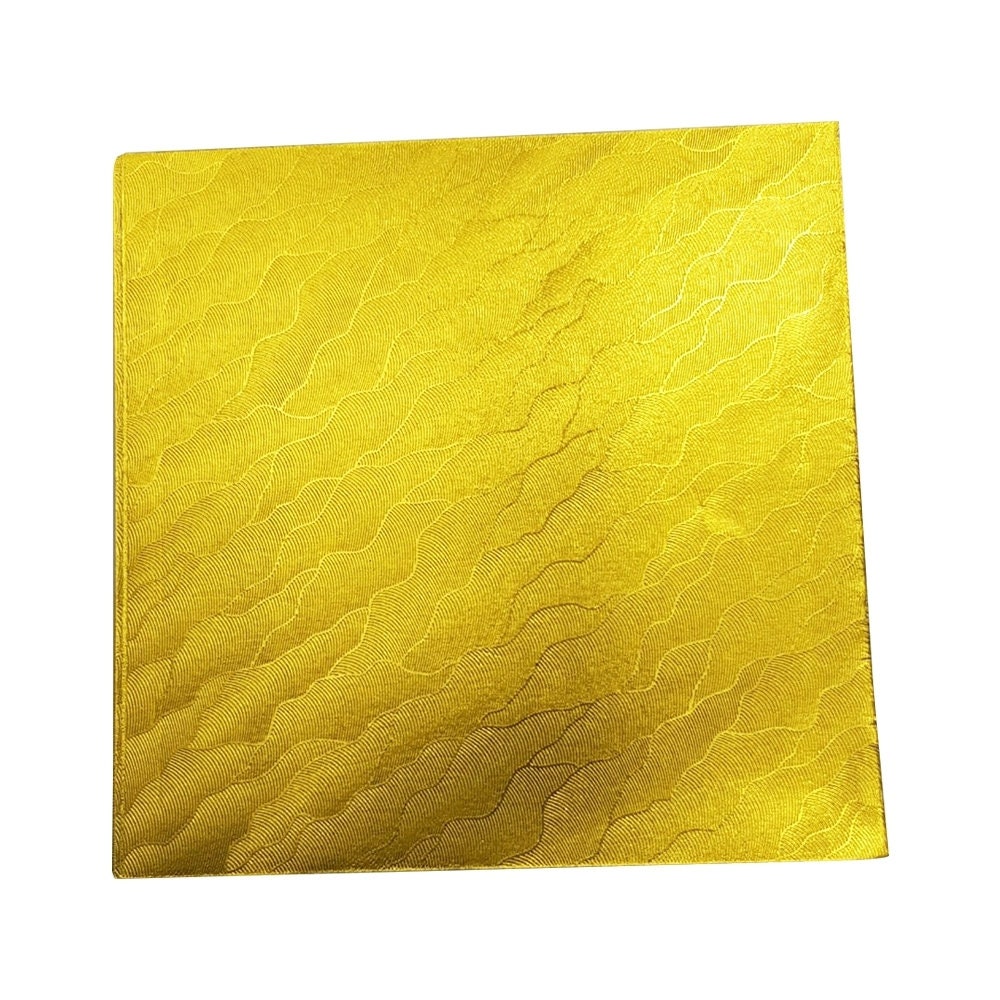 Paquete de 100 hojas de papel de origami dorado con nubes - 3x3 pulgadas - Papel plegable, grullas de origami, artesanía de papel