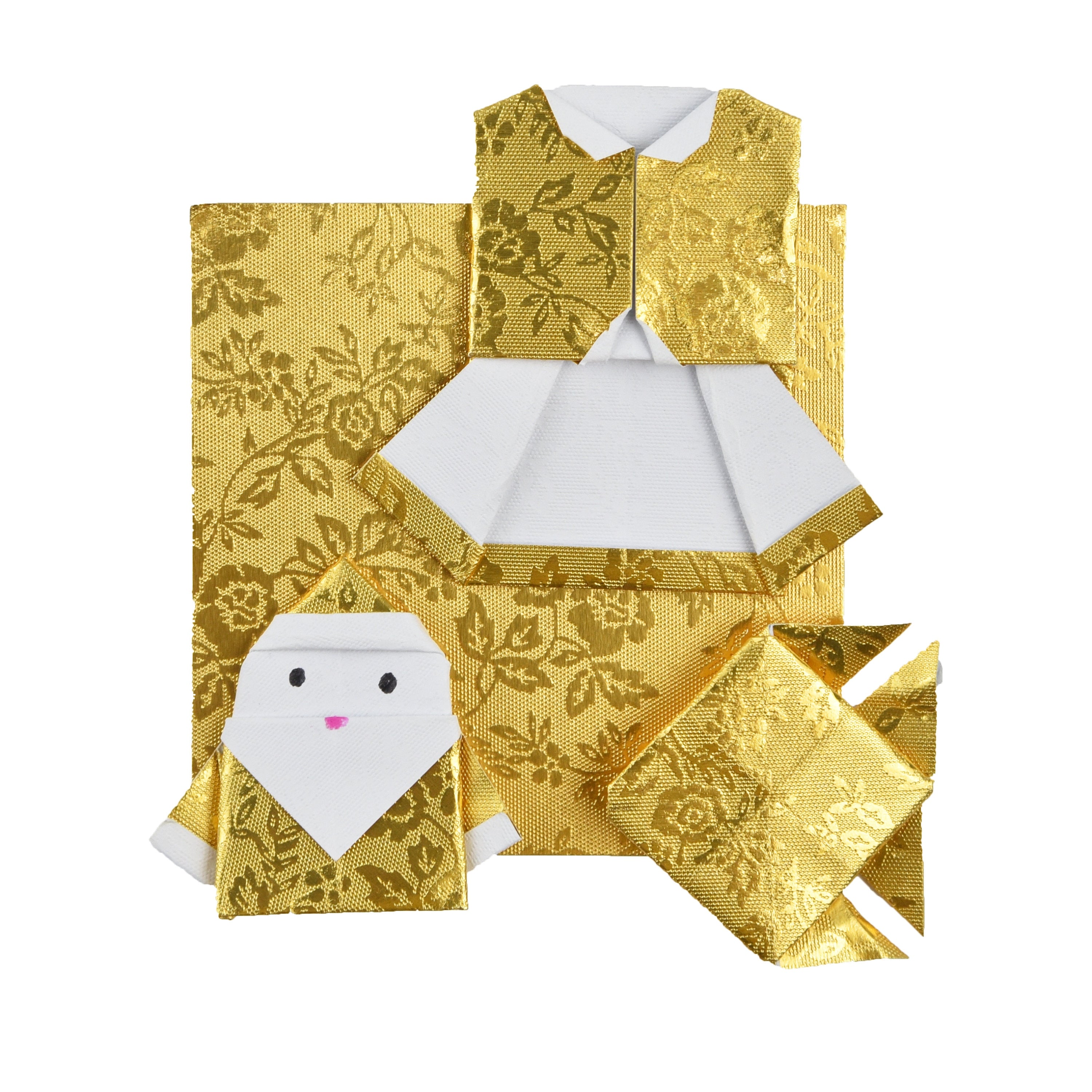 100 hojas de papel de origami dorado - 6x6 pulgadas - para papel plegable, grullas de origami, decoración de origami