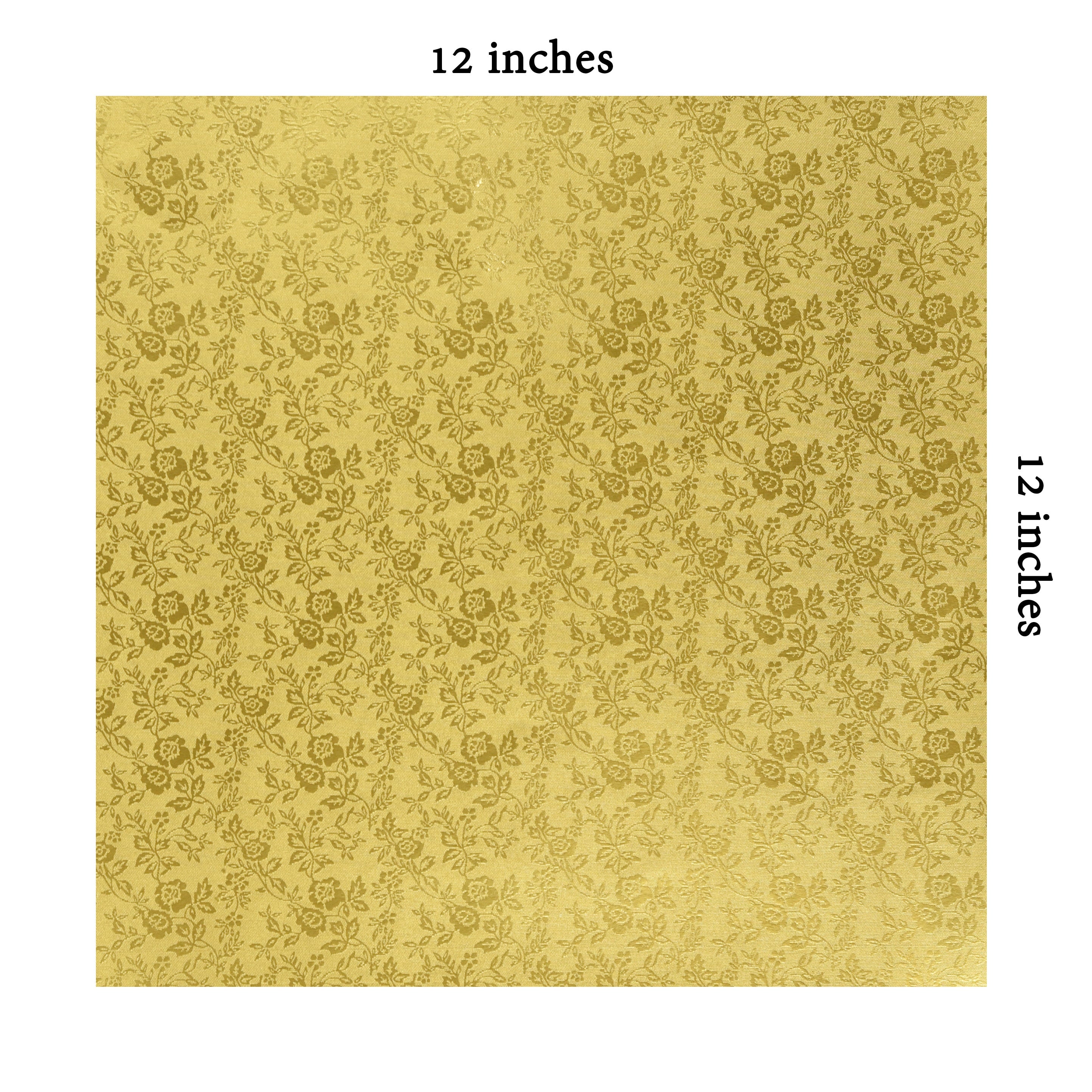 12 Sheets 12x12 Gold Pearl Coated Origami Card stock 125GSM