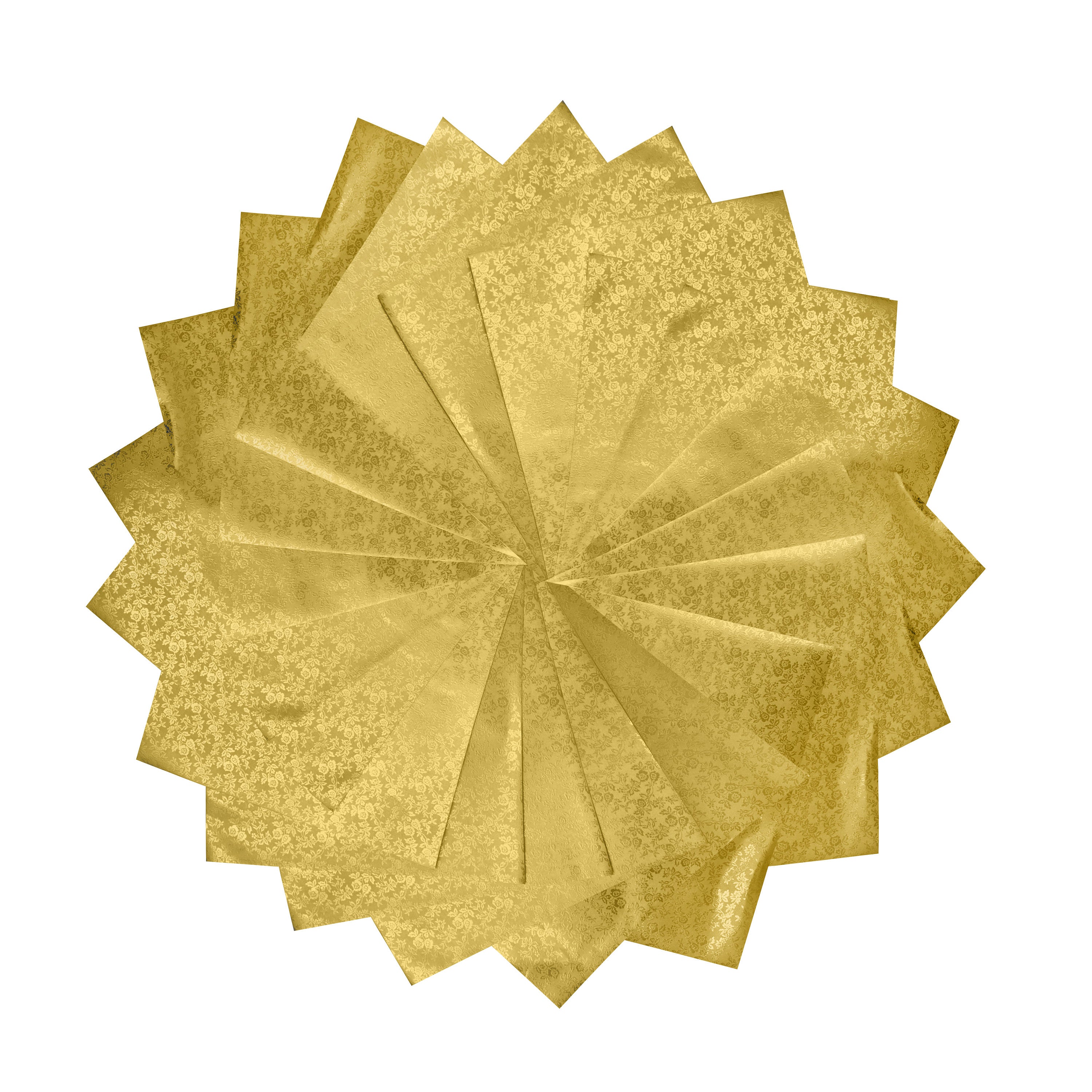 12 fogli 12x12 cartoncini per origami rivestiti in perle dorate, 125 g/m²: ideali per realizzare biglietti, scrapbooking, inviti e lavori con la carta