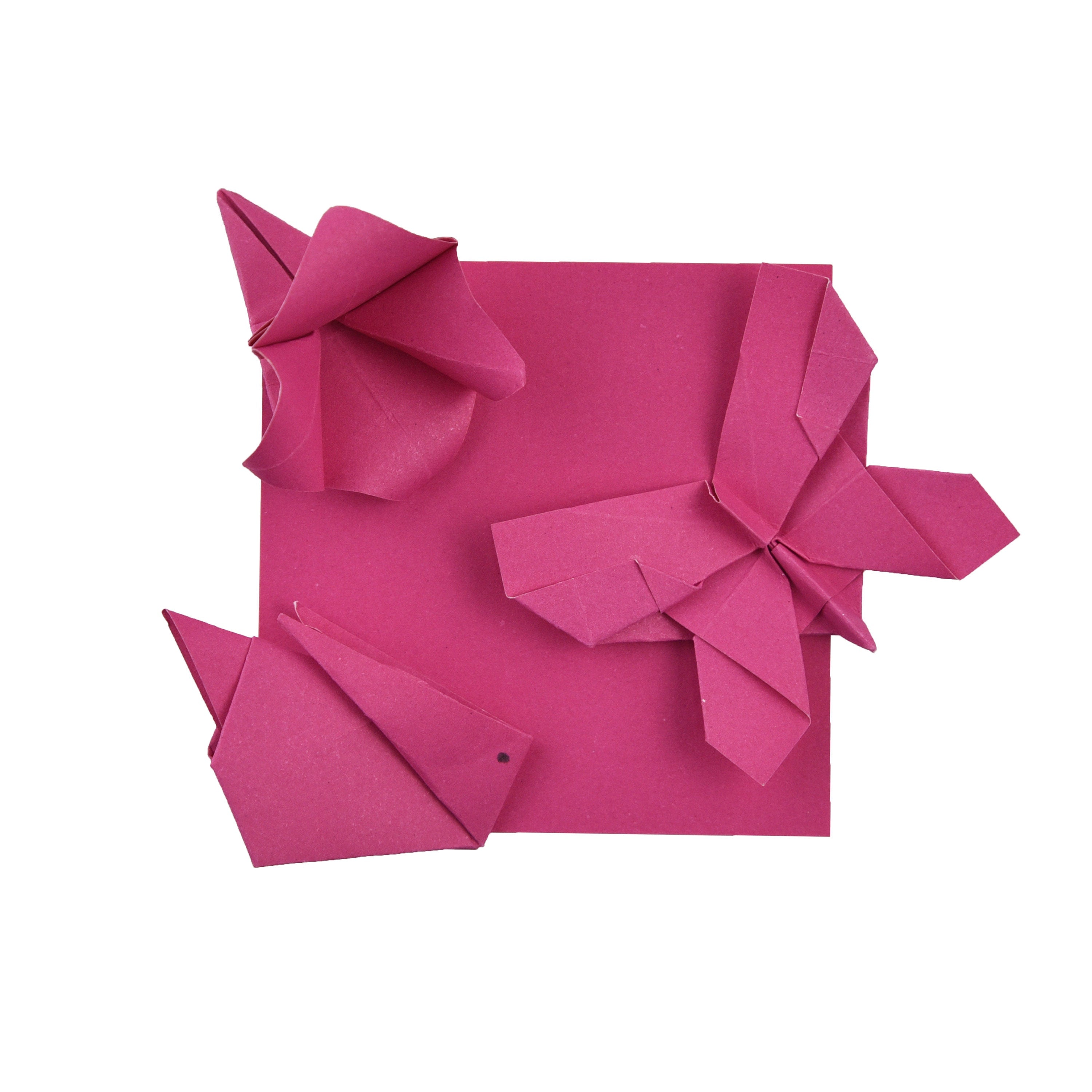 100 Hojas de Papel Origami - 6x6 pulgadas - Paquete de Papel Cuadrado para Plegar, Grullas de Origami y Decoración - S14