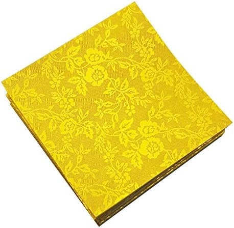 100 Gold Origami Paper Sheets 3x3 inches Colored Paper Pack for Folding, Origami Cranes, and Decoration
