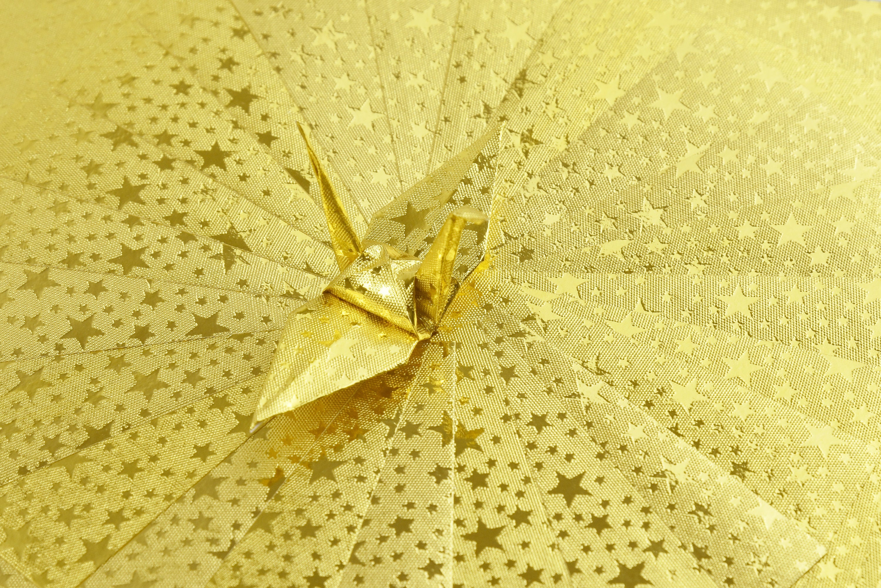 100 fogli di carta per origami con stelle dorate - 3x3 pollici - per piegare, gru, decorazioni