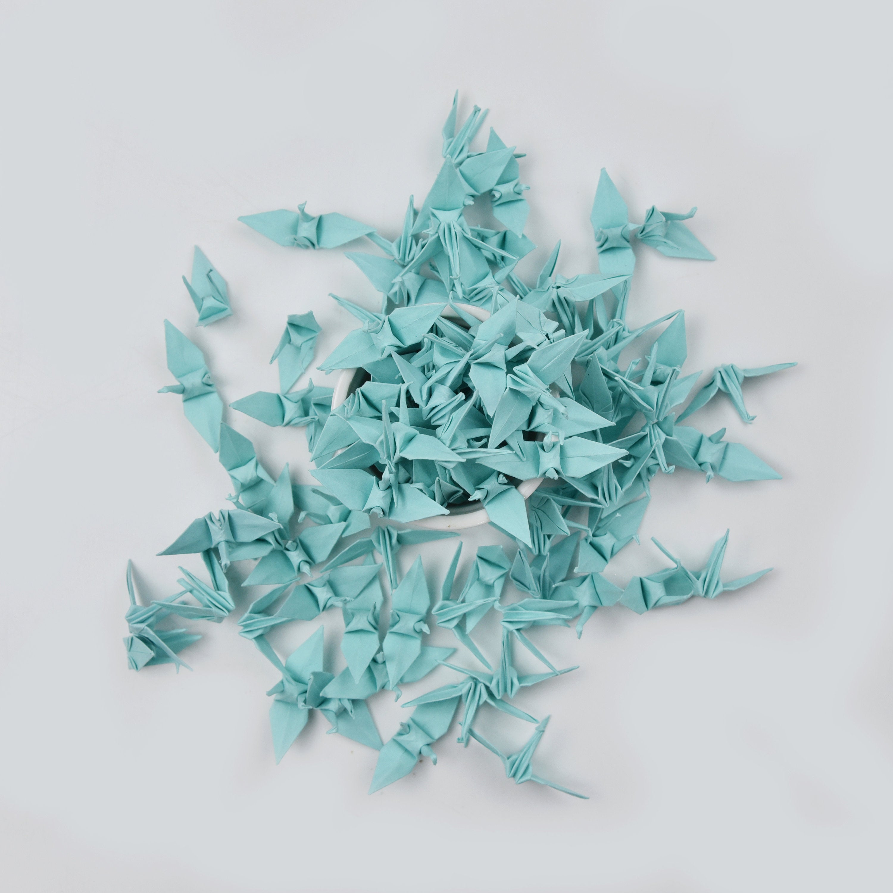 1000 Origami Paper Crane Mint Green 3.81 cm (1.5 inch)